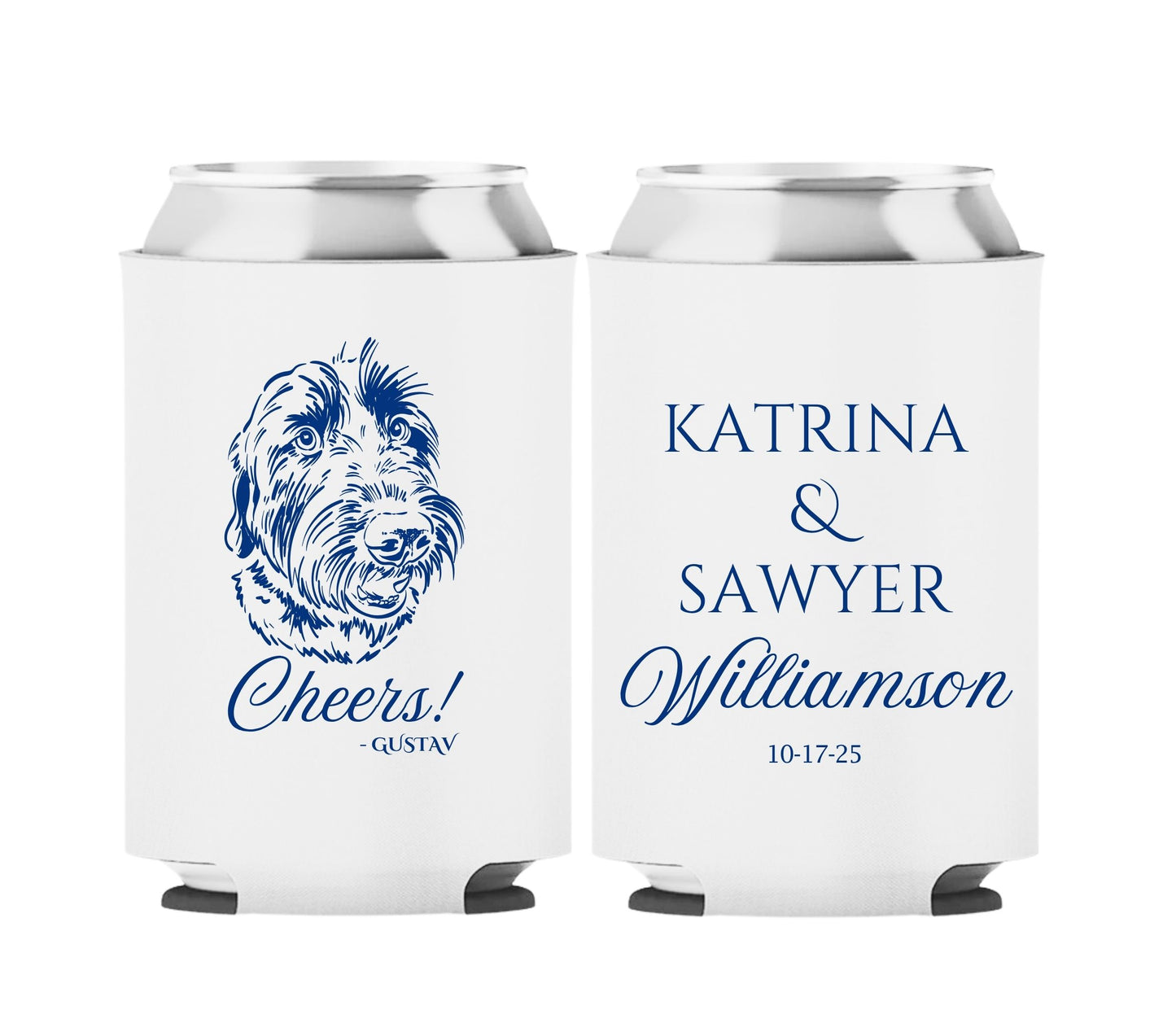 Personalized Wedding Koozies Williamson