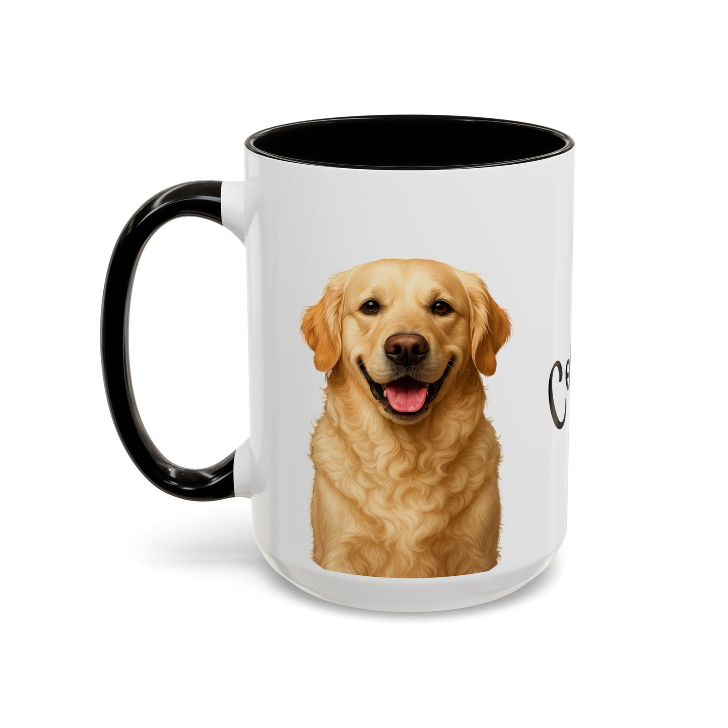 Personalized Dog Mug Black