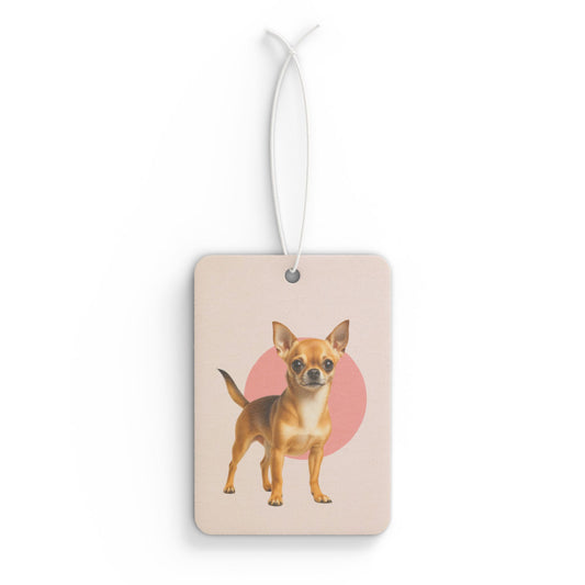 Car Air Freshener Chihuahua Crisp Apple