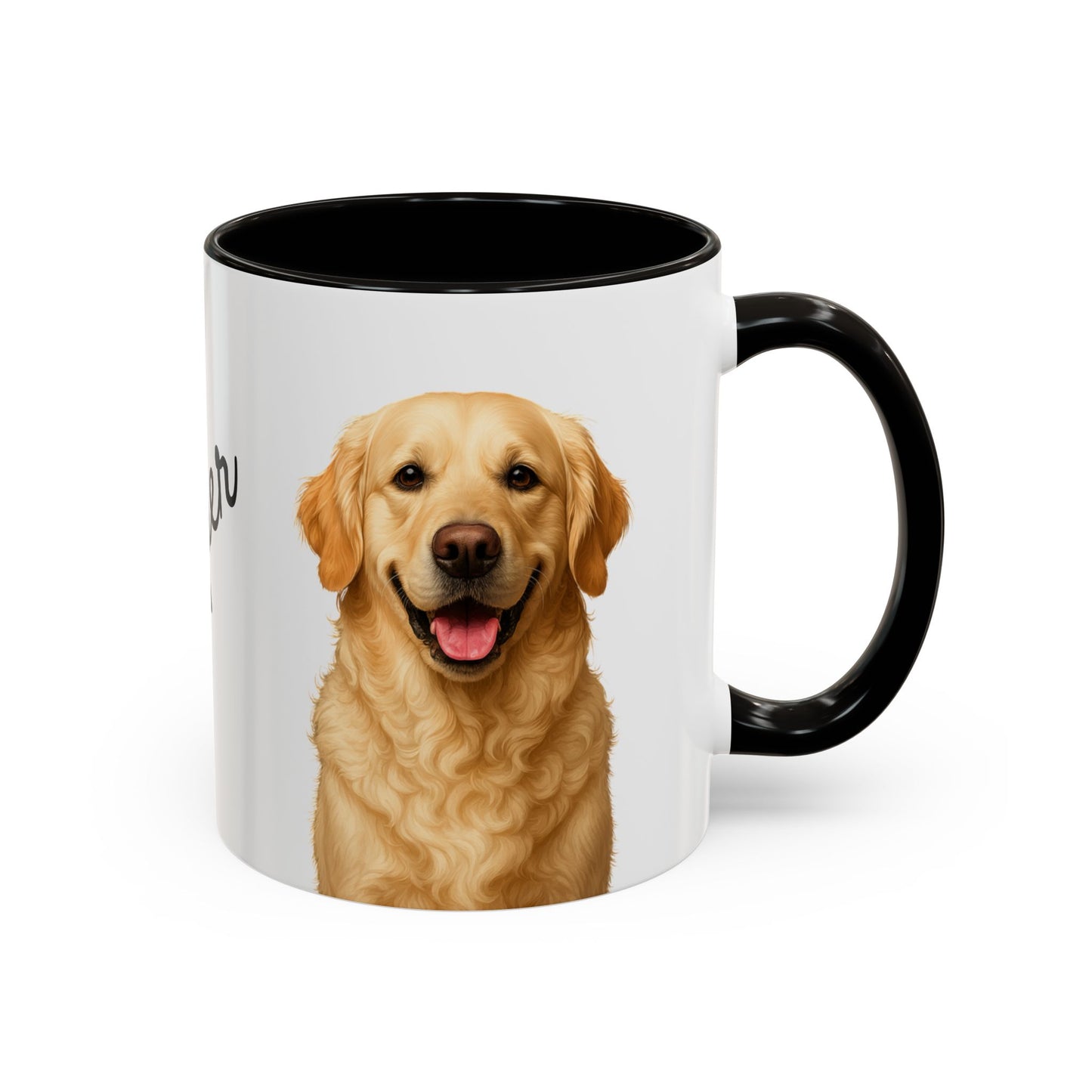 Personalized Dog Mug Black