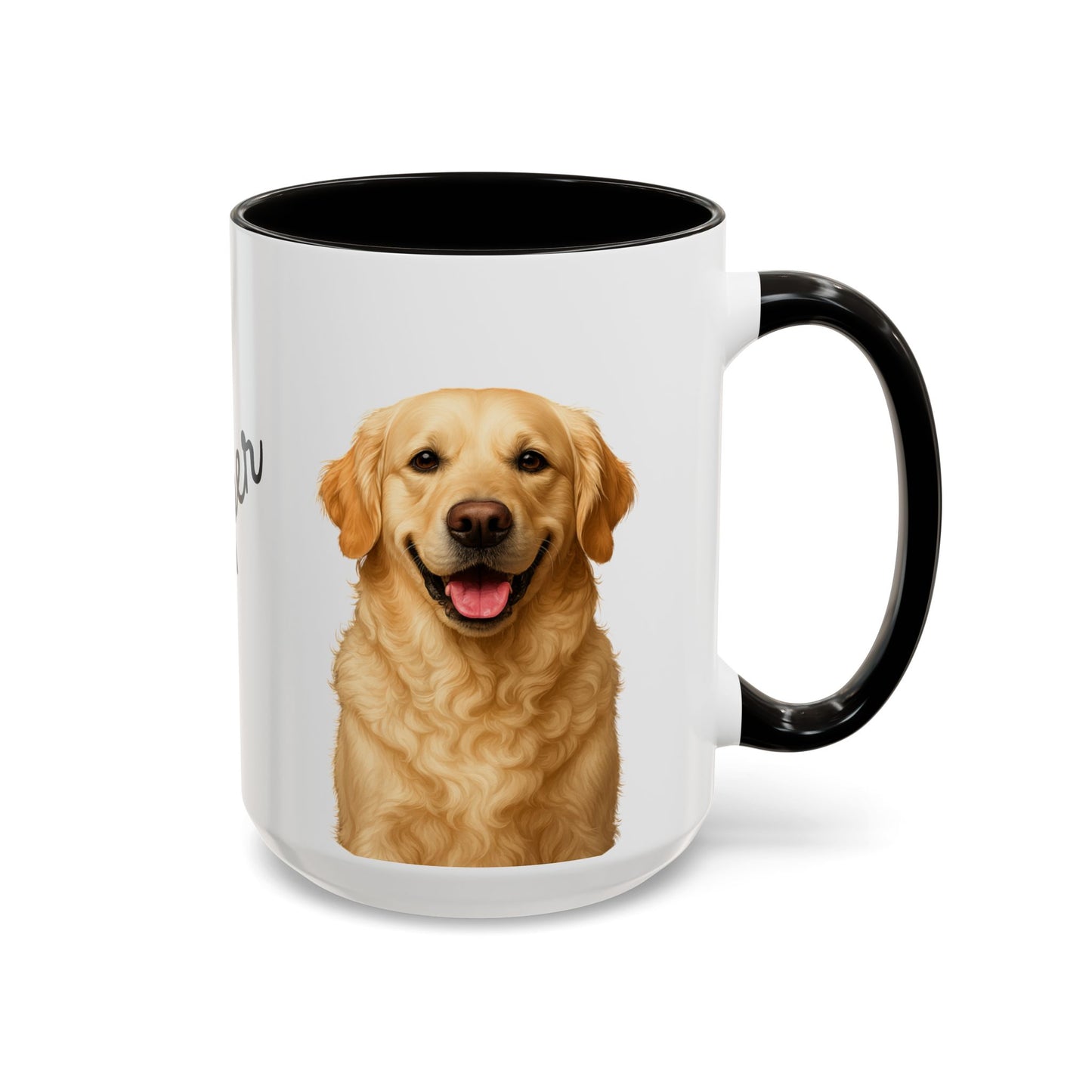 Personalized Dog Mug Black