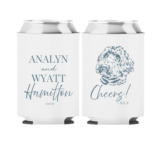 Personalized Wedding Koozies Hamilton