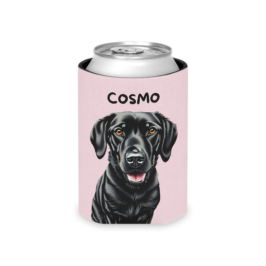 Pale Pink Personalized Pet Can Koozie