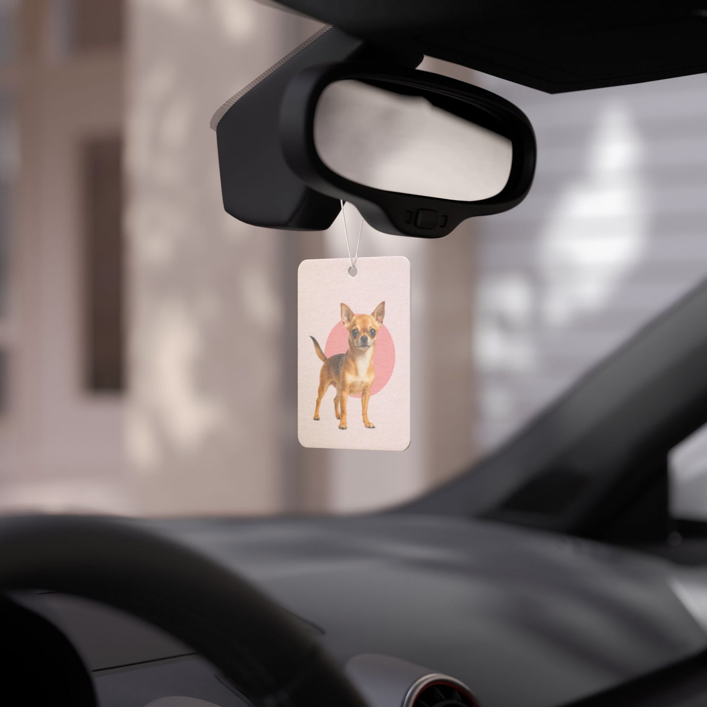 Car Air Freshener Chihuahua Crisp Apple
