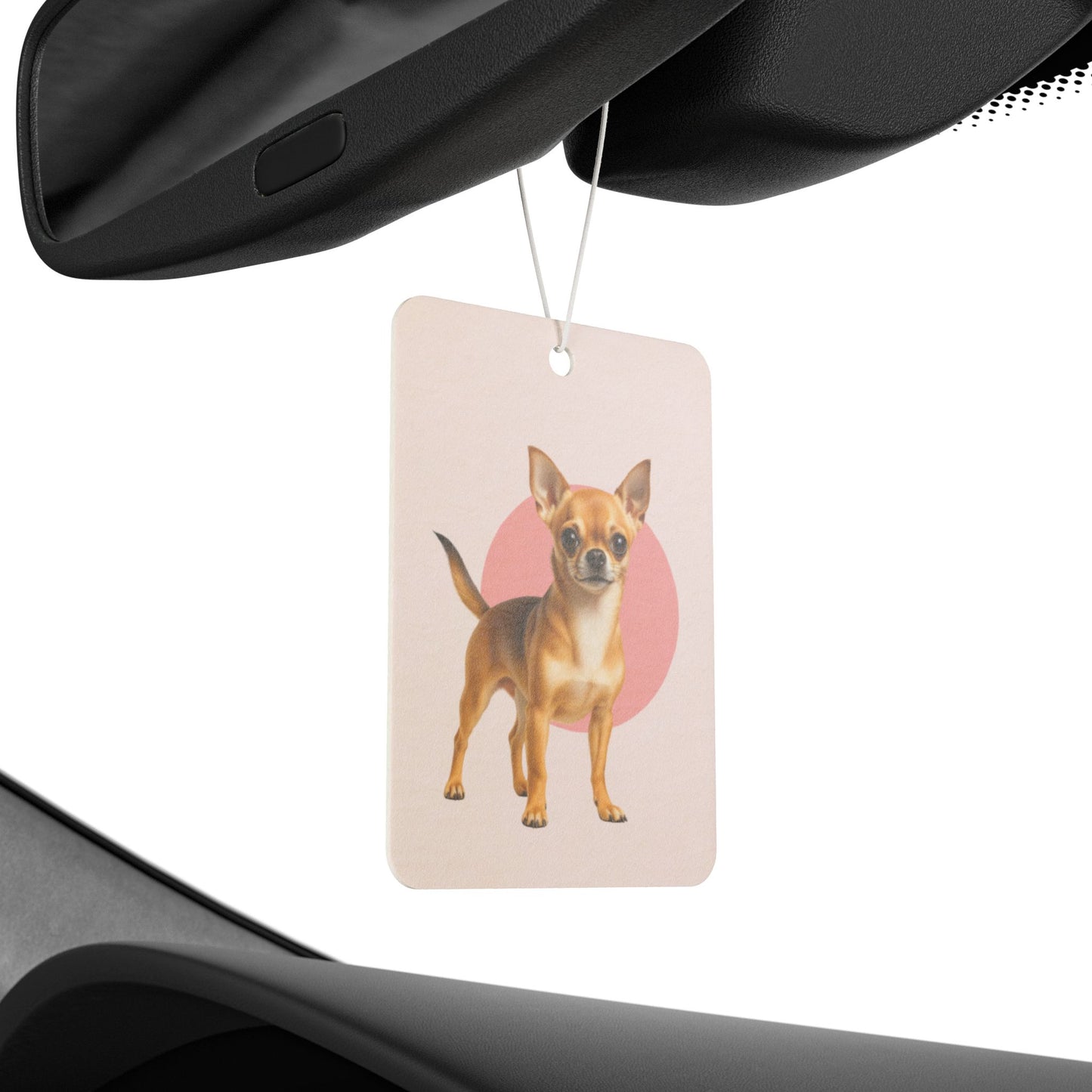 Car Air Freshener Chihuahua Crisp Apple