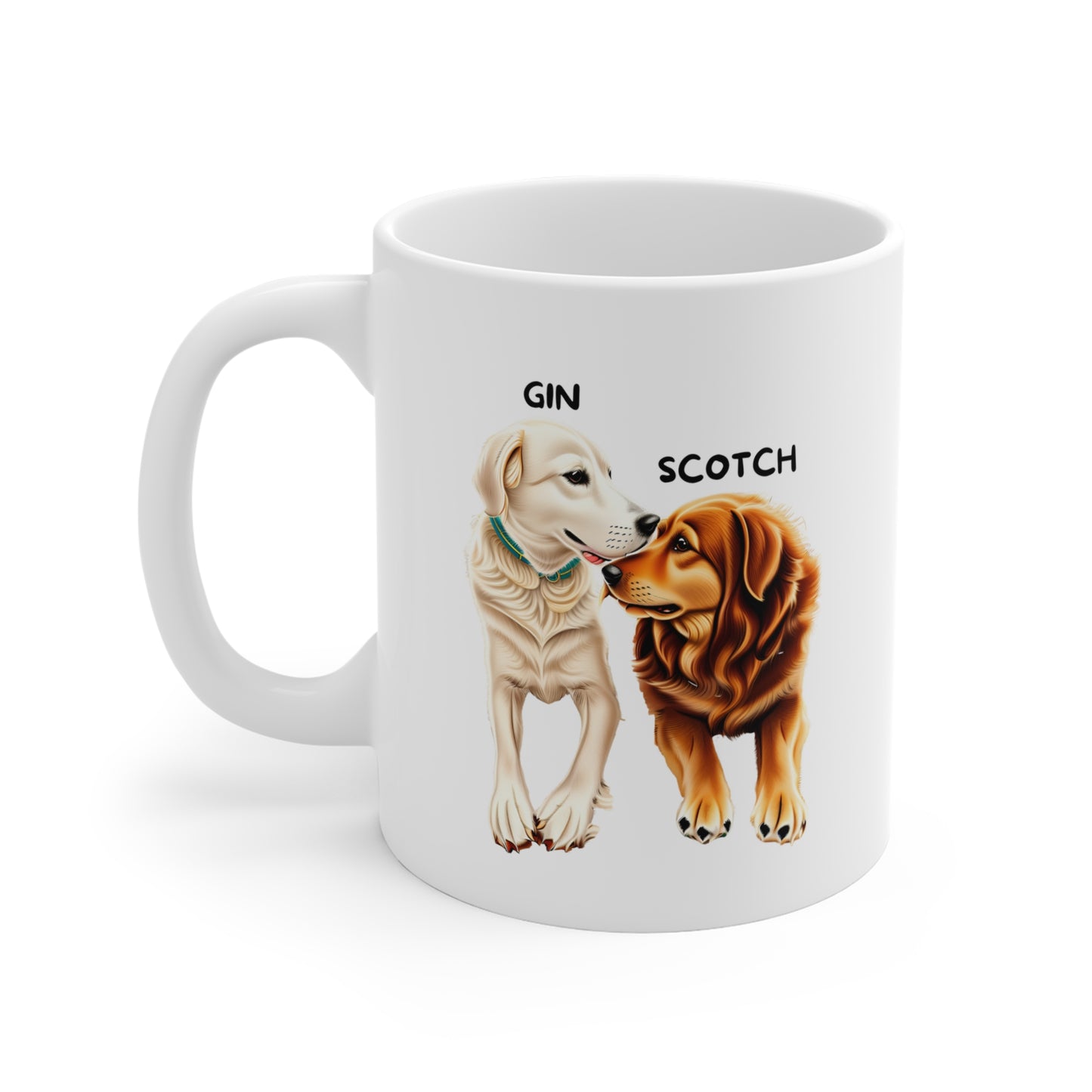 Personalized Dog Mug White