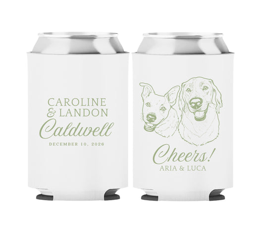 Personalized Wedding Koozies Caldwell