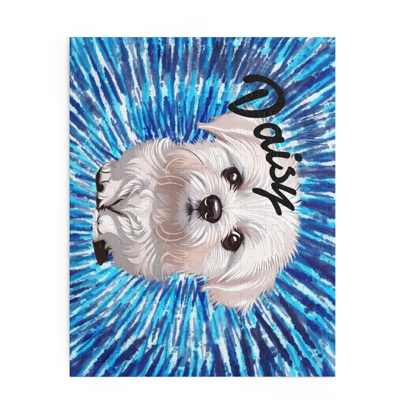 Custom Chihuahua Puzzle Blue