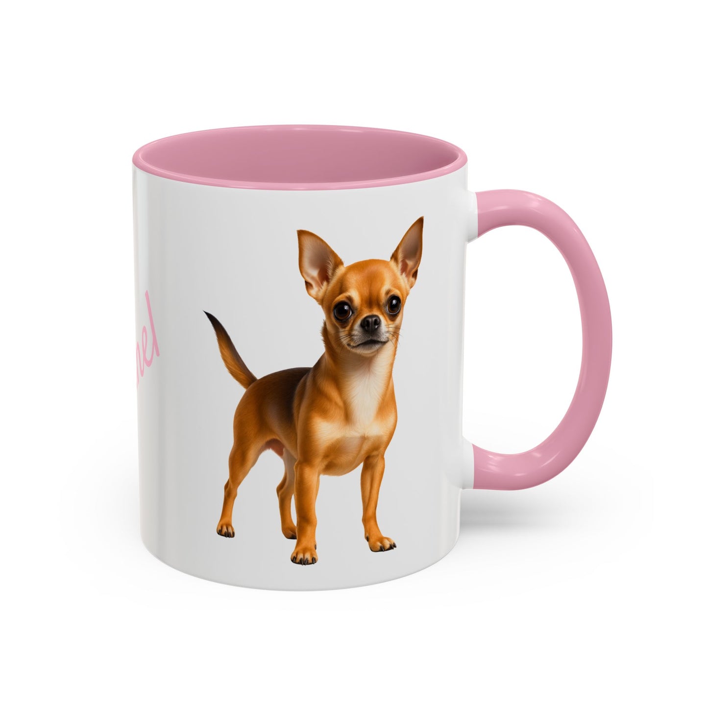 Personalized Dog Mug Pale Pink