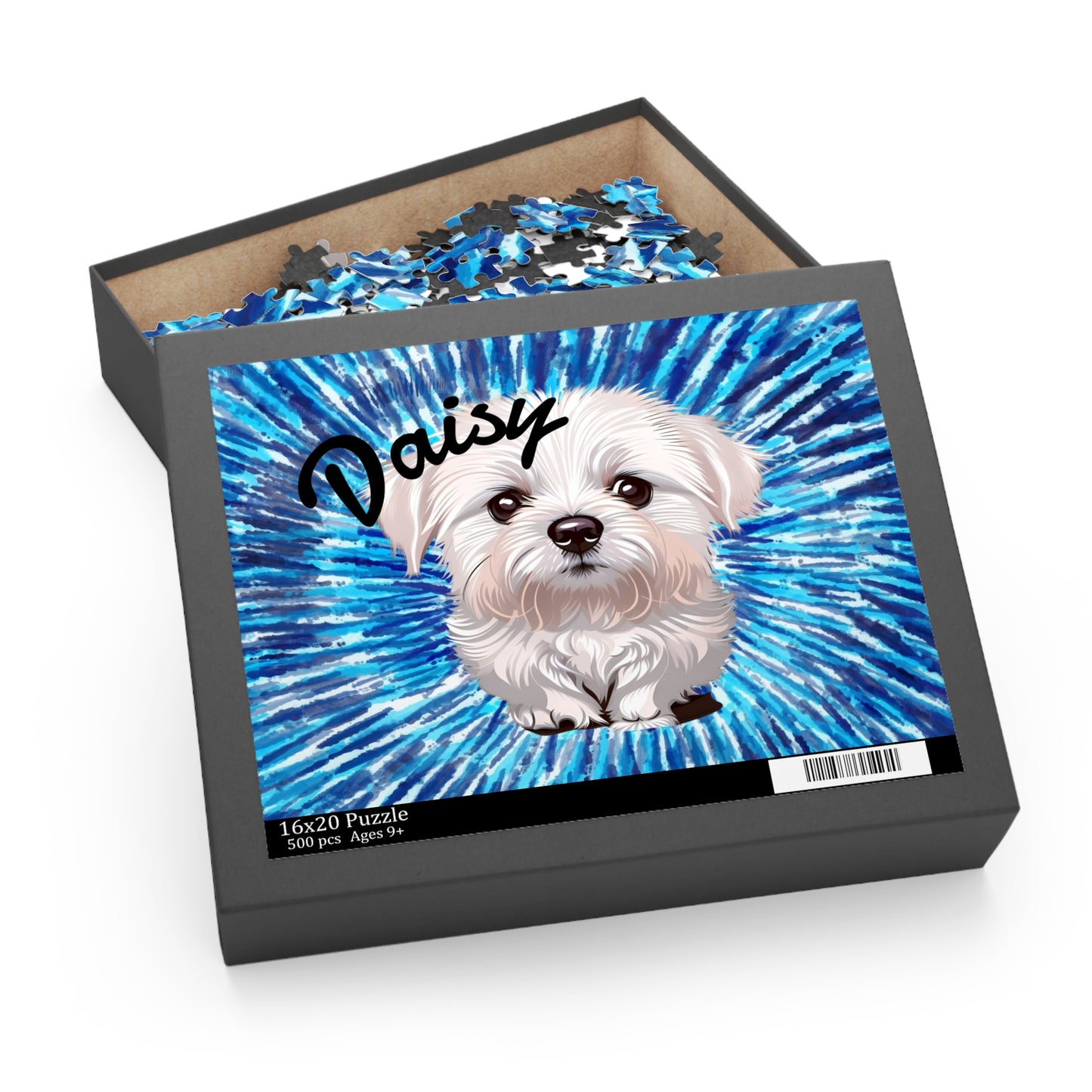 Custom Chihuahua Puzzle Blue