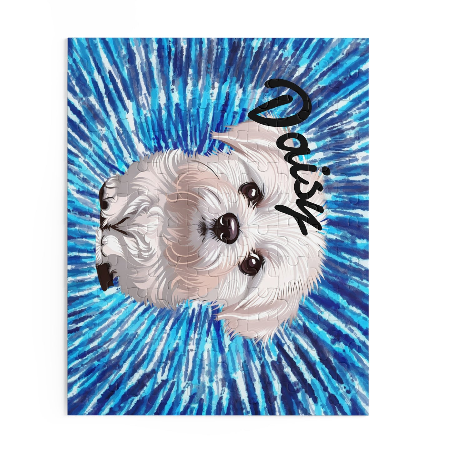 Custom Chihuahua Puzzle Blue