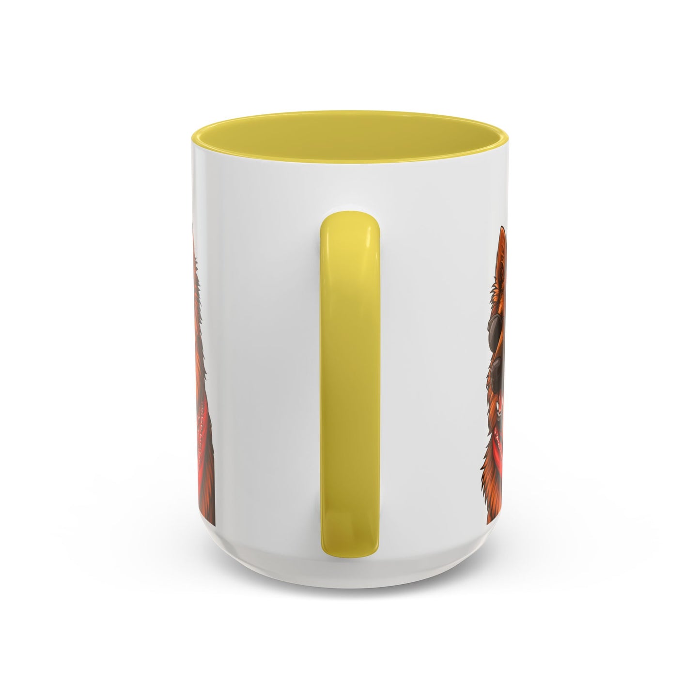 Personalized Dog Mug Yellow