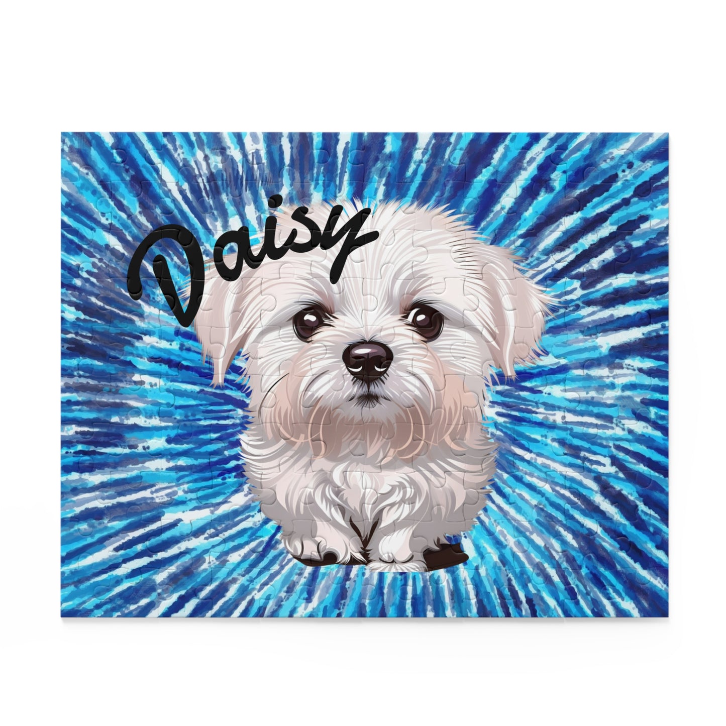 Custom Chihuahua Puzzle Blue