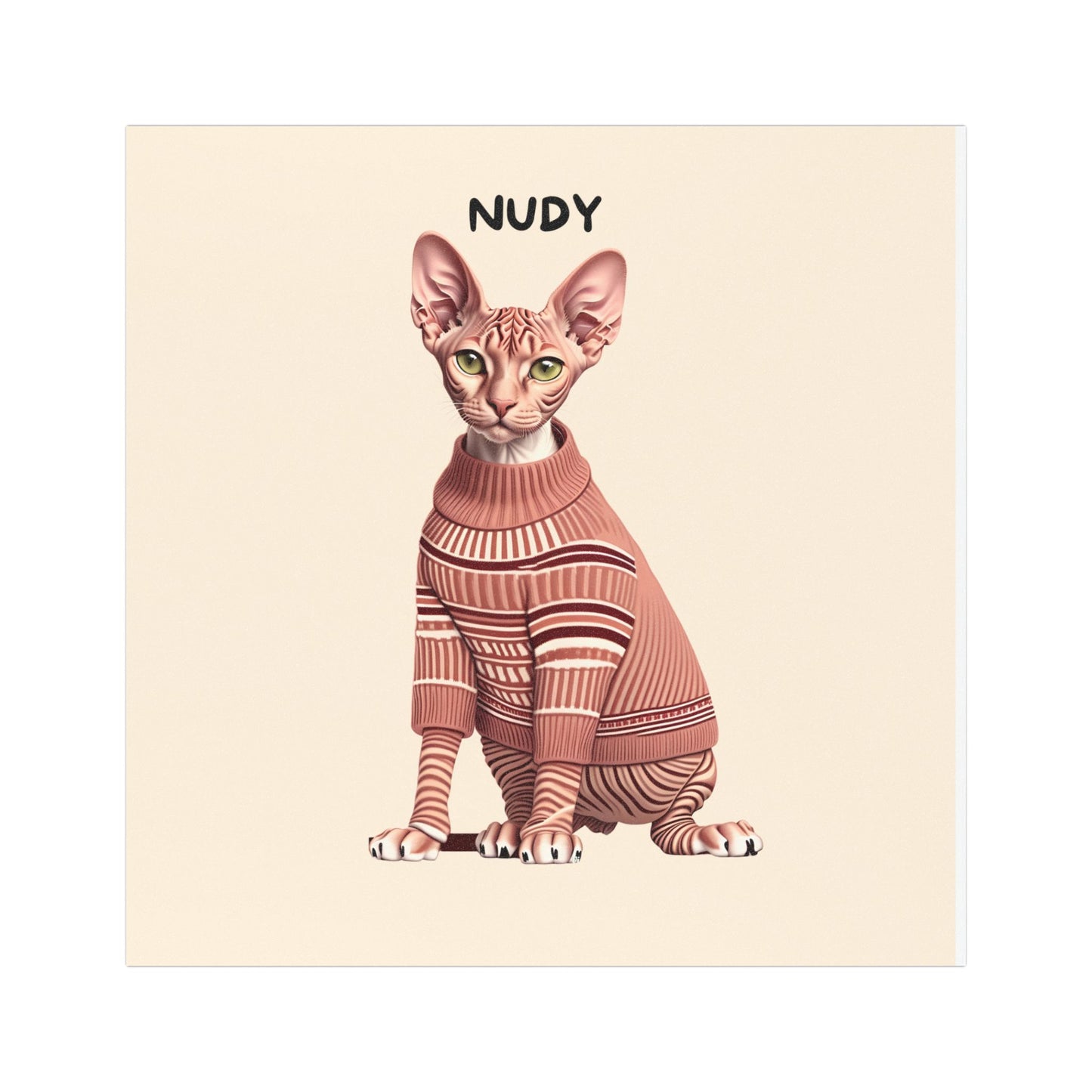 Nudy Personalized Car Pet Magnets