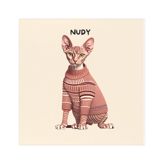Nudy Personalized Car Pet Magnets