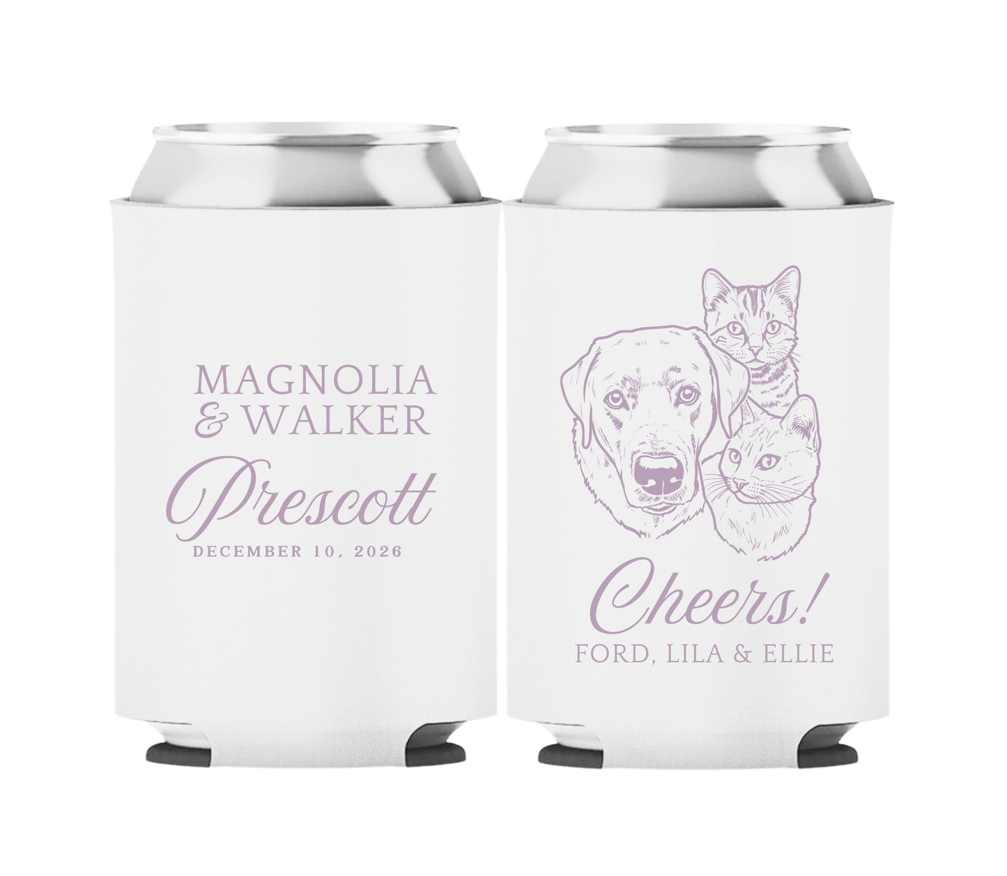 Personalized Wedding Koozies Prescott