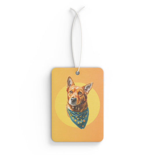 Car Air Freshener Chihuahua Leather