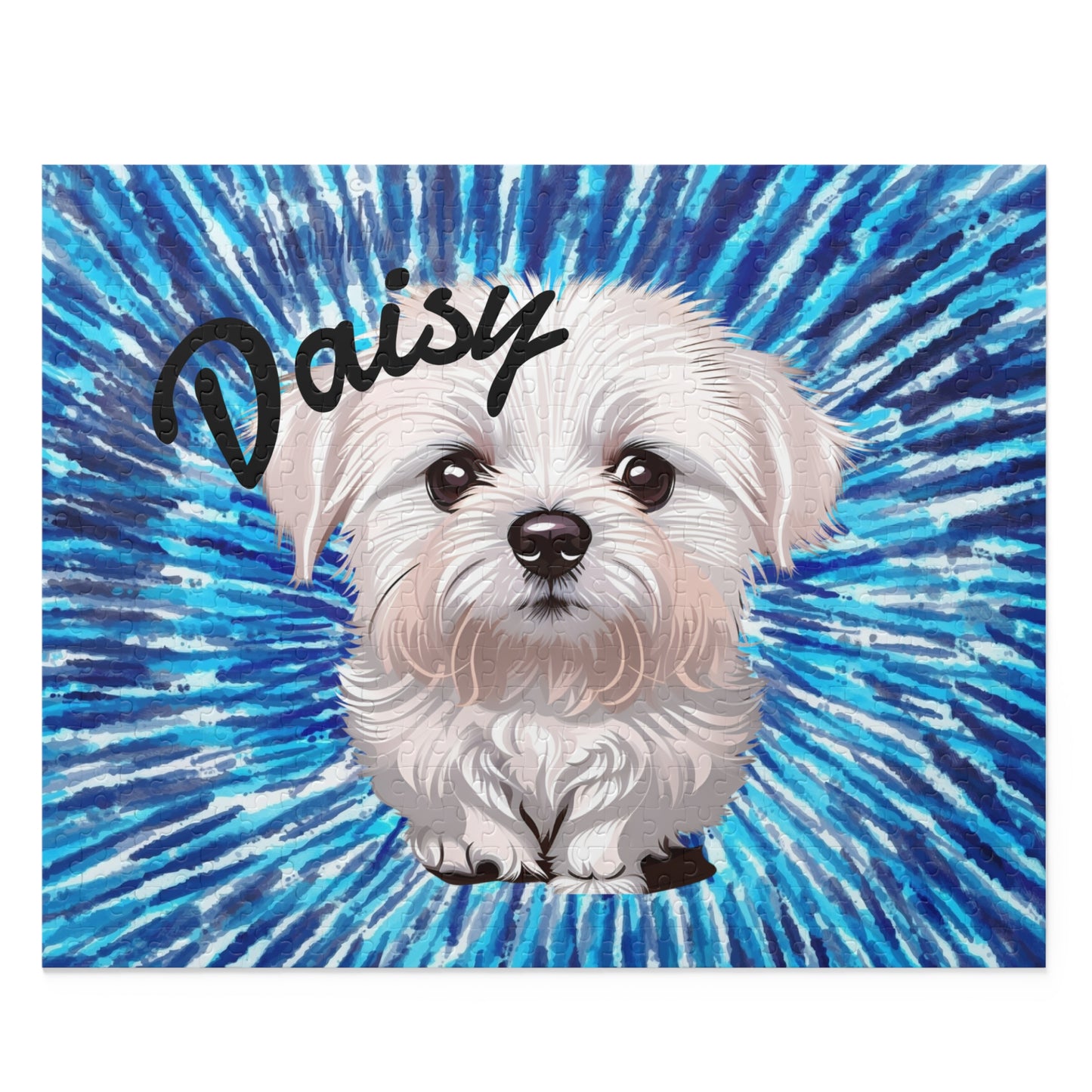Custom Chihuahua Puzzle Blue