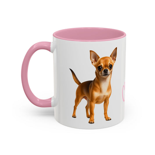 Personalized Dog Mug Pale Pink