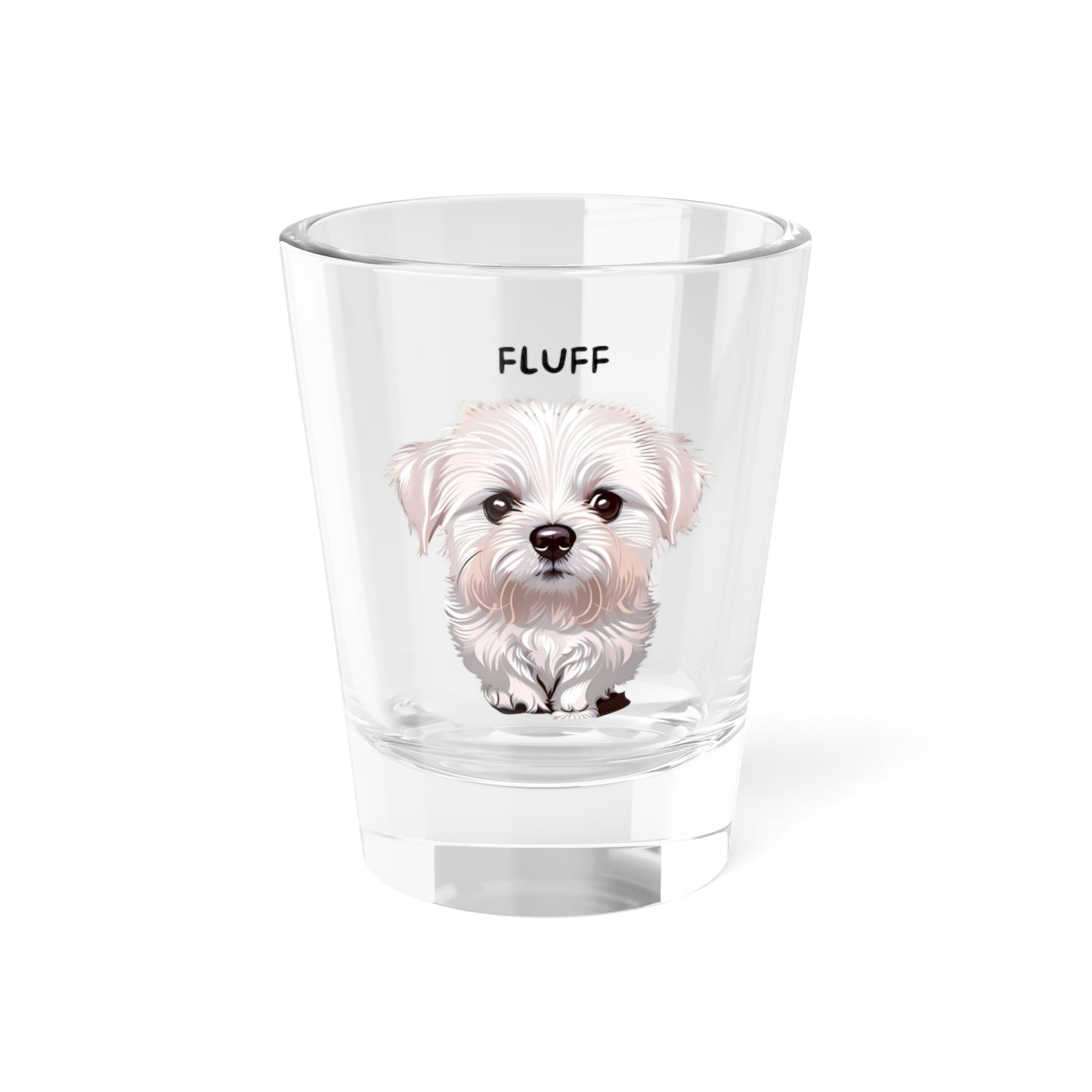 Personalized Pet Portrait Shot Glass