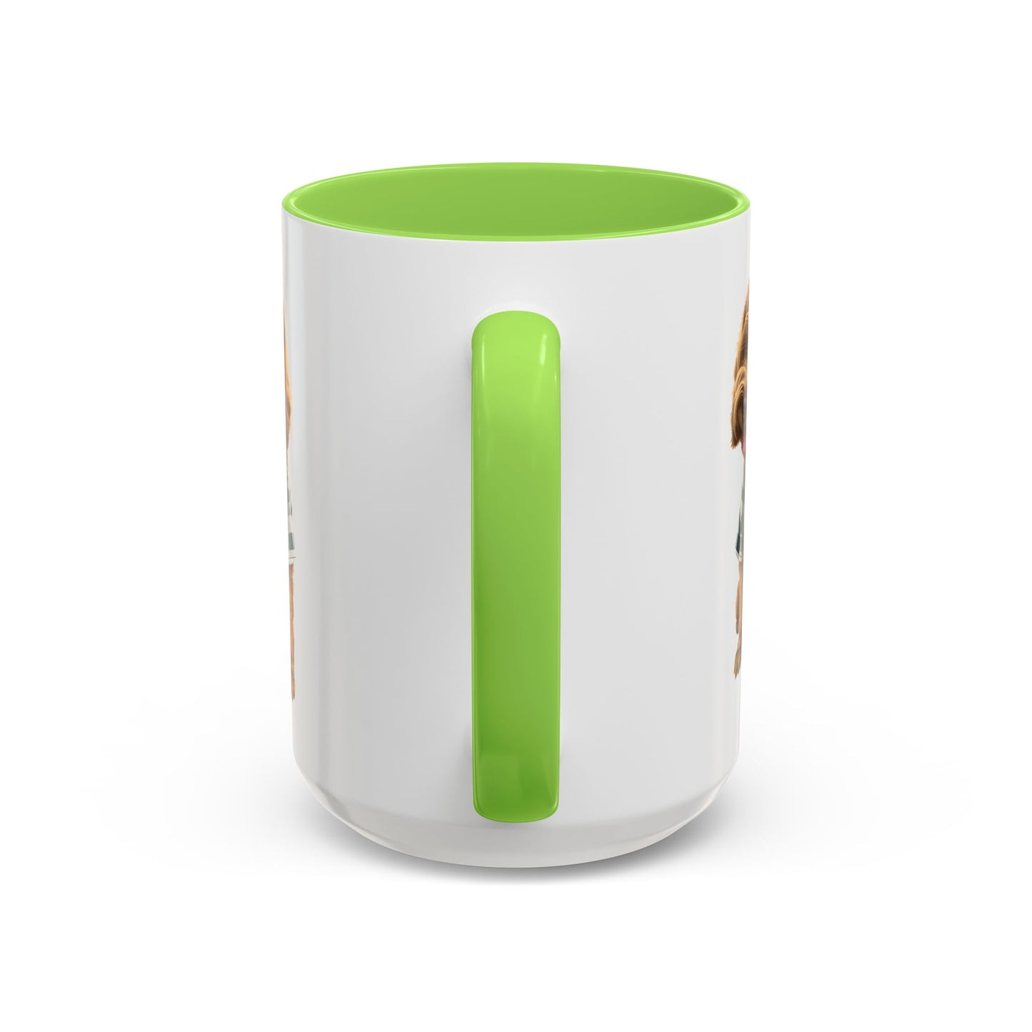 Personalized Dog Mug Pale Green