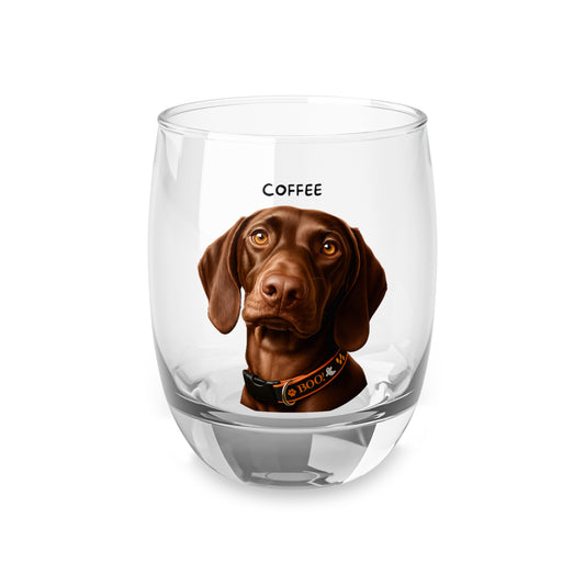 Custom Pet Portrait Whiskey Glass
