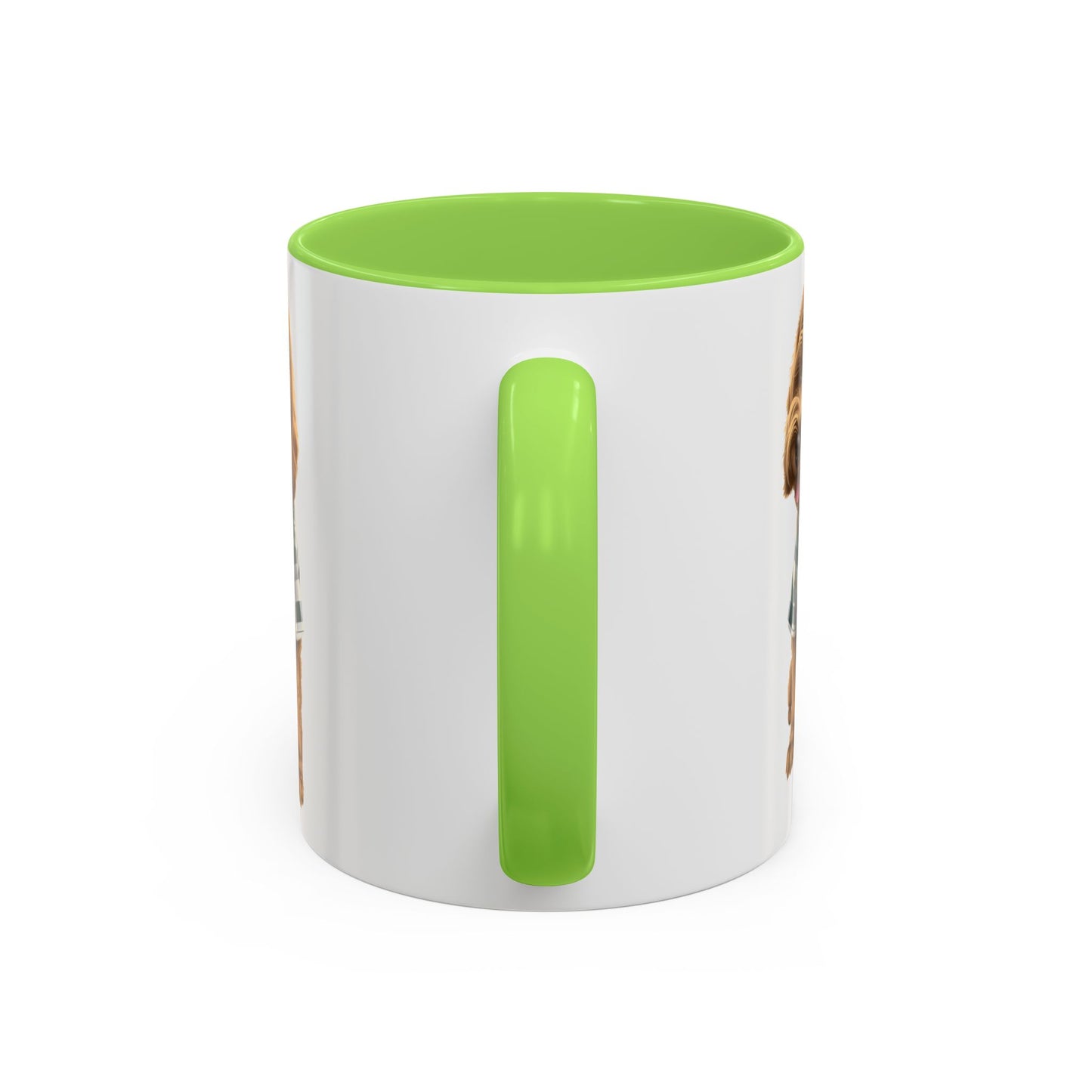 Personalized Dog Mug Pale Green
