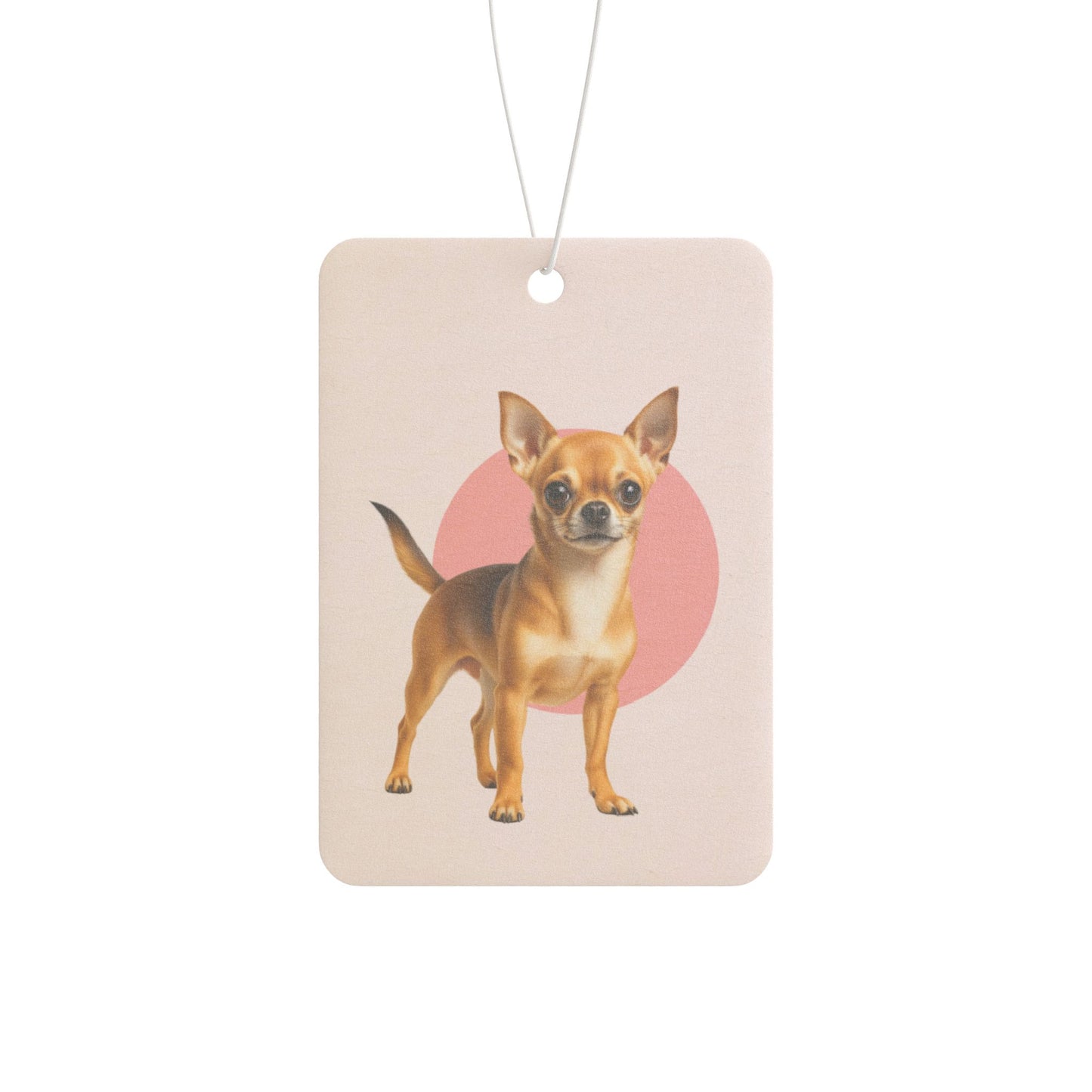 Car Air Freshener Chihuahua Crisp Apple