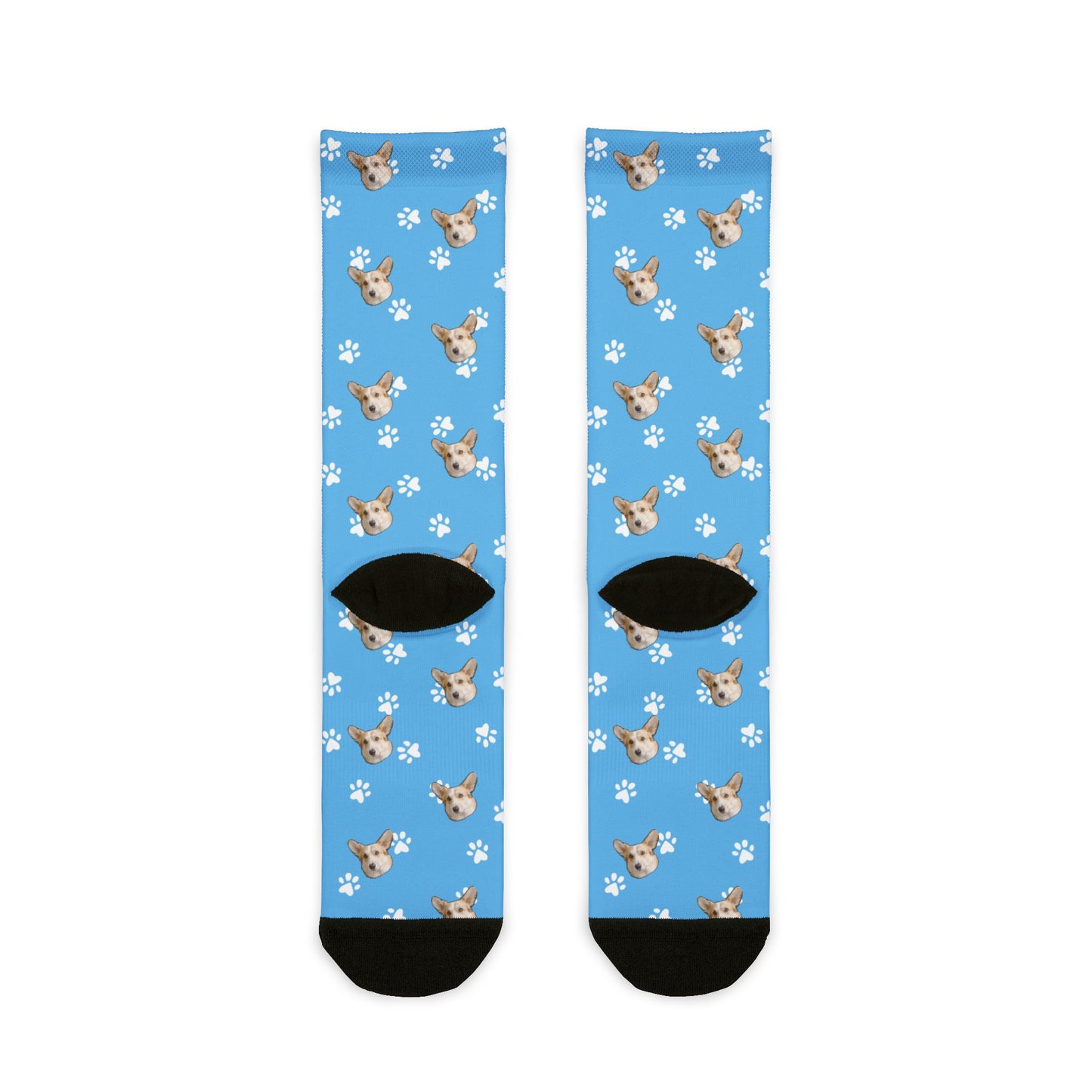 Cute Dog Pattern Crew Socks - Fun Pet Lover Gift, Cozy Everyday Wear, Unique Dog Socks, Animal Print Accessories, Gift for Dog Owners