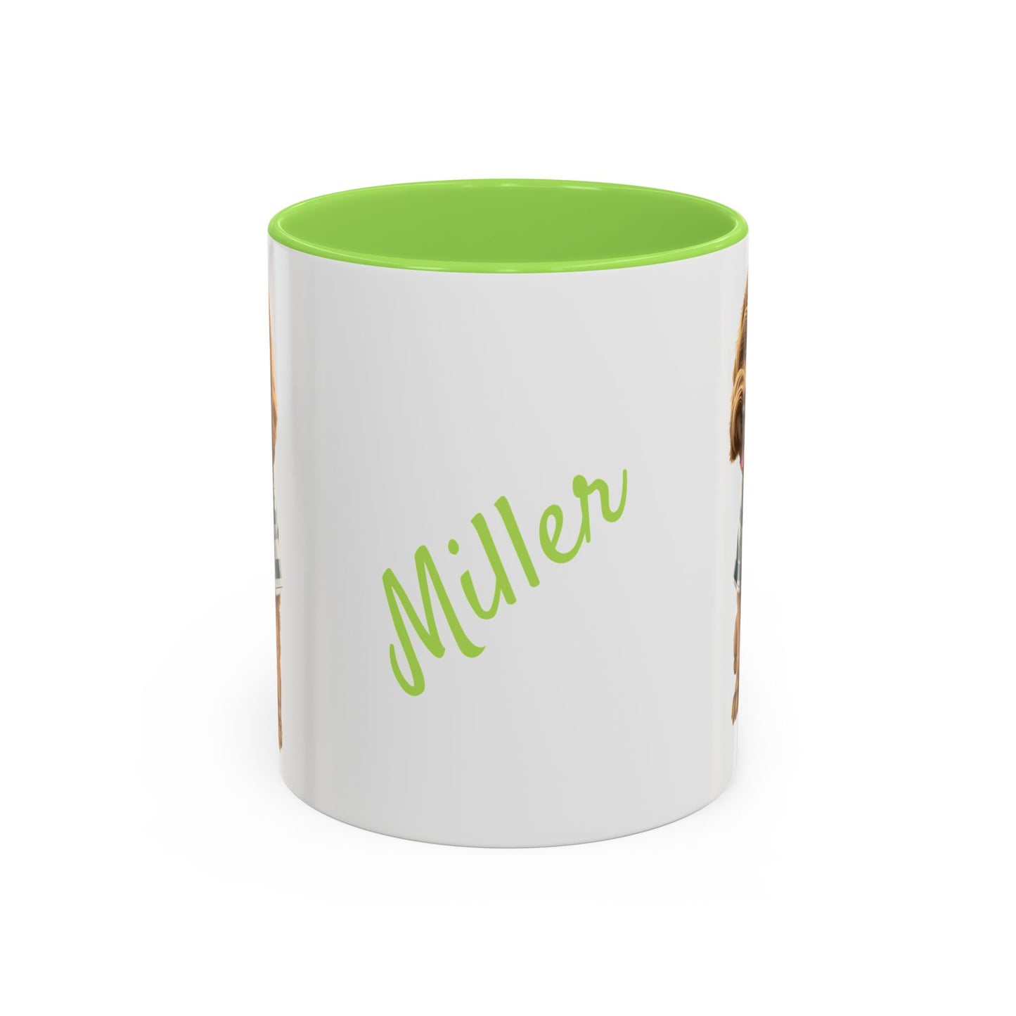 Personalized Dog Mug Pale Green