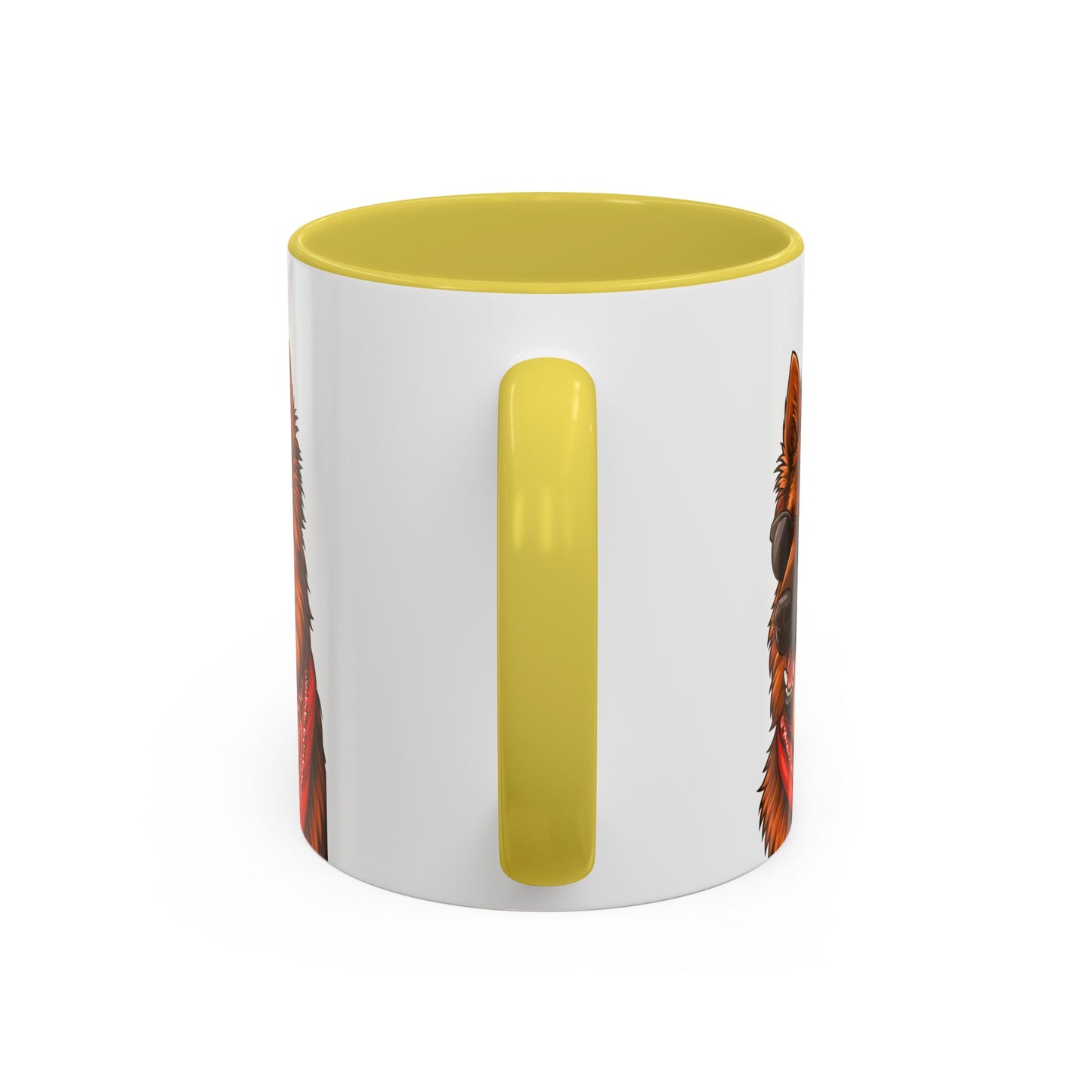 Personalized Dog Mug Yellow