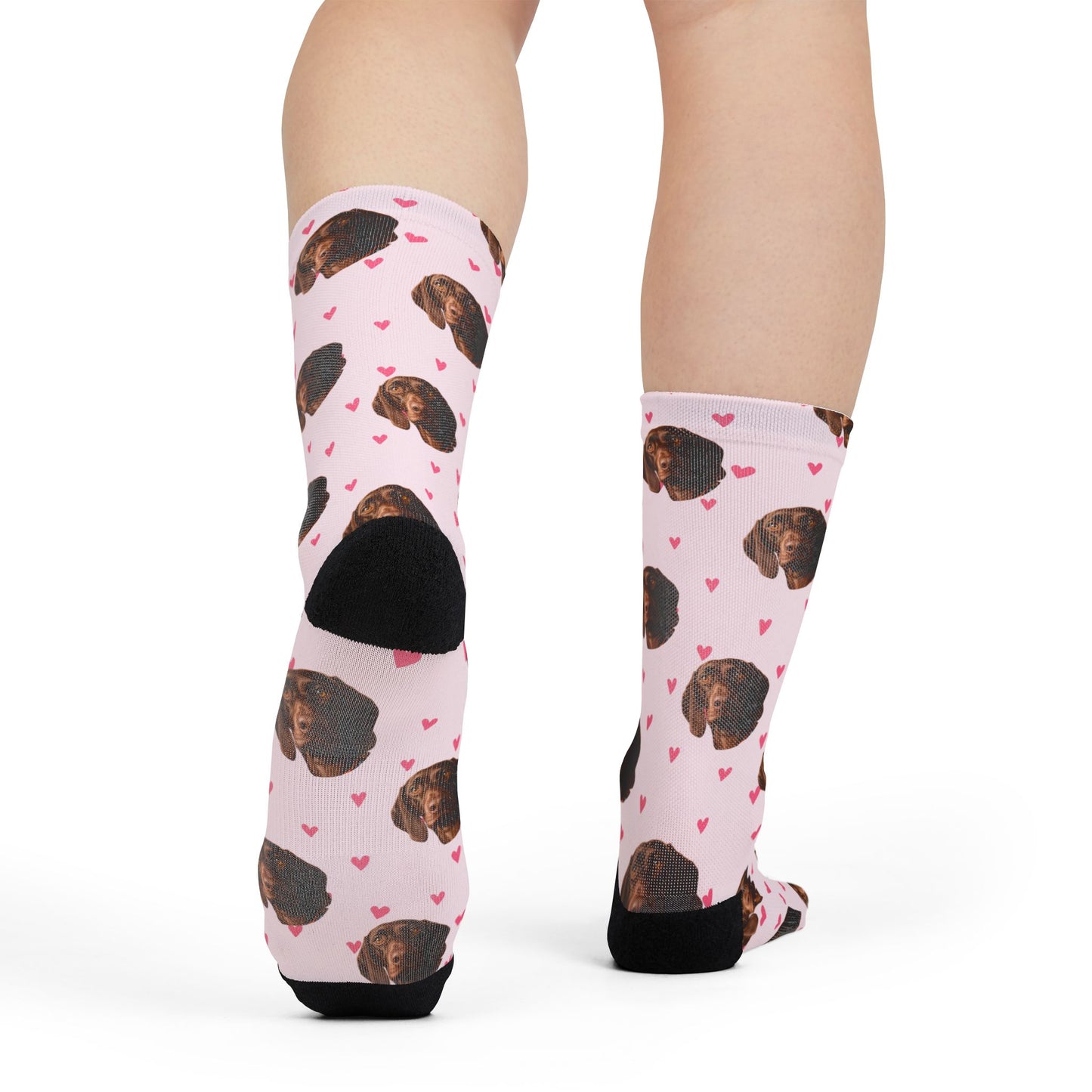 Copy of Copy of Cute Dog Pattern Crew Socks - Fun Pet Lover Gift, Cozy Everyday Wear, Unique Dog Socks, Animal Print Accessories, Gift for Dog Owners