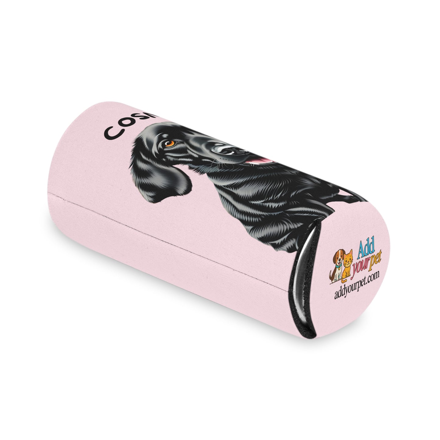 Pale Pink Personalized Pet Can Koozie