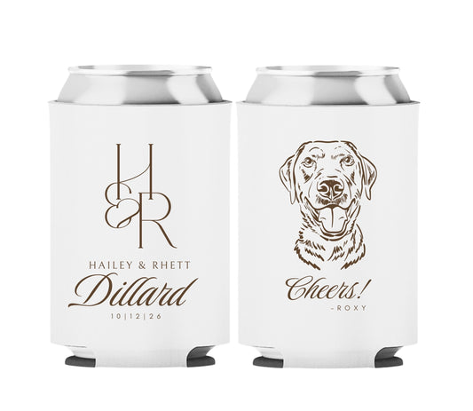 Personalized Wedding Koozies Dillard