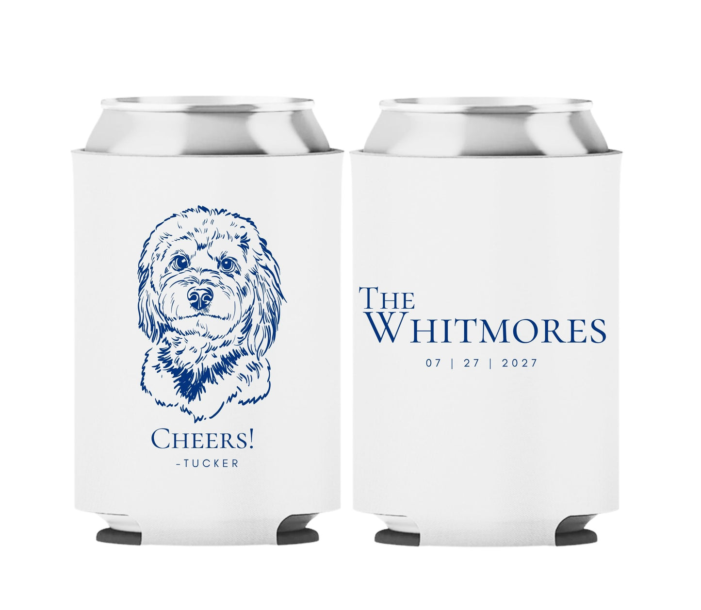 Personalized Wedding Koozies Whitmores