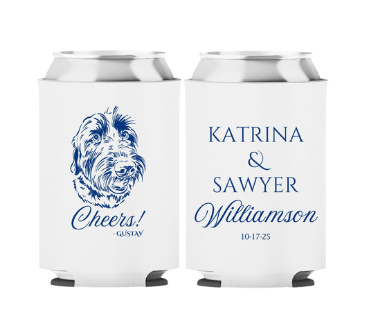 Personalized Wedding Koozies Williamson